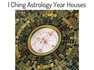 I Ching Astrology Year Houses