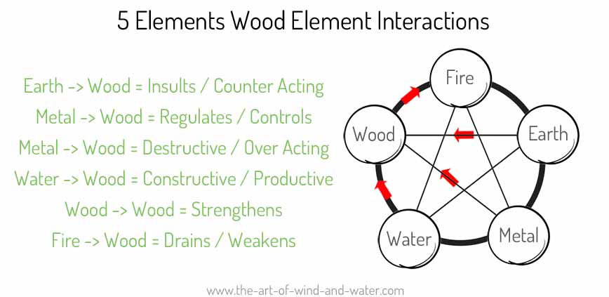 Wood Element Interactions